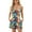 Multicolored, variant on Women's Summer Rompers Boho Tropical Fall Casual Loose Fit Shorts Printed Sleeveless Adjustable Spaghetti Strap Low Back Jumper Jumpsuits w/ Pockets Green XX-Large