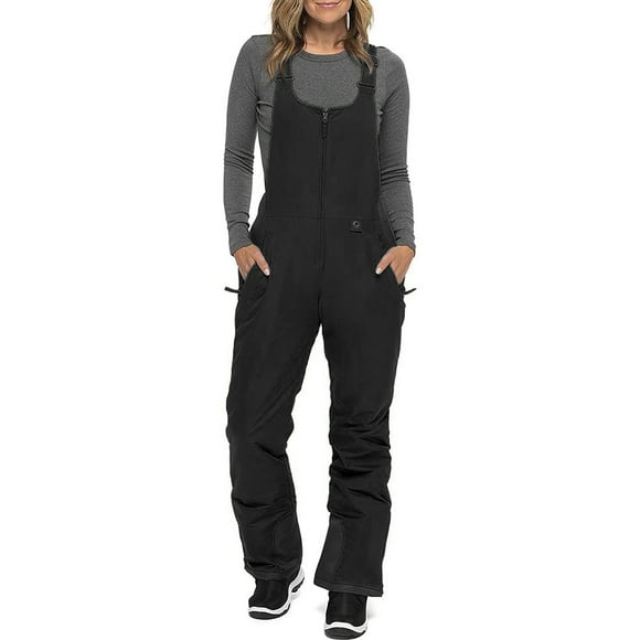 Women's Insulated Ski Bib Waterproof Snow Bibs Overalls Snow Bibs Ski Winter Windproof Thick Thermal Ski Pants Snowboarding Pants