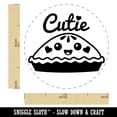 thumbnail image 2 of Cutie Pie Self-Inking Rubber Stamp Ink Stamper - Pink Ink - Medium 1 Inch, 2 of 7