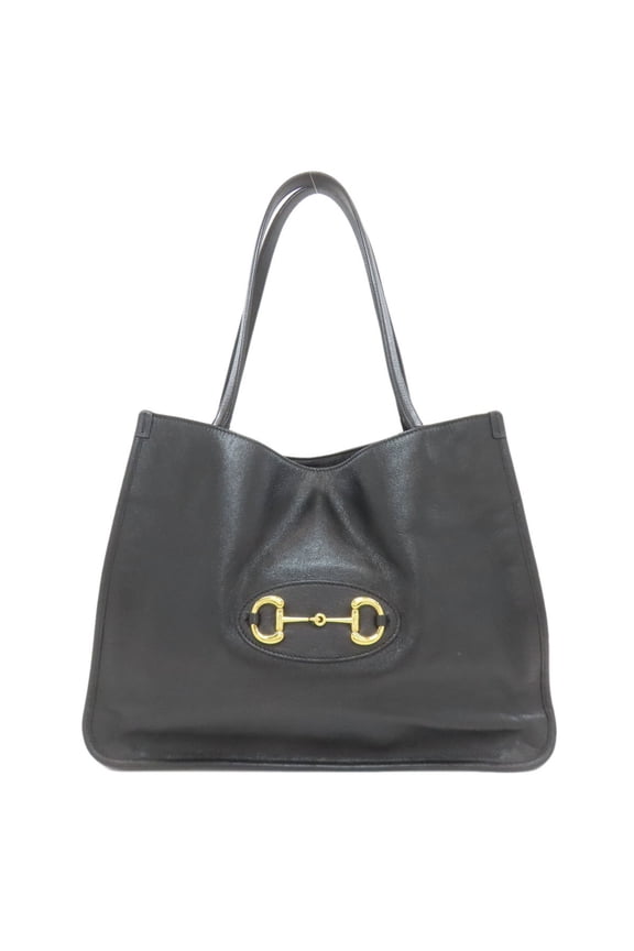Pre-Owned Gucci 623694 Horsebit Tote Bag Leather Women's GUCCI