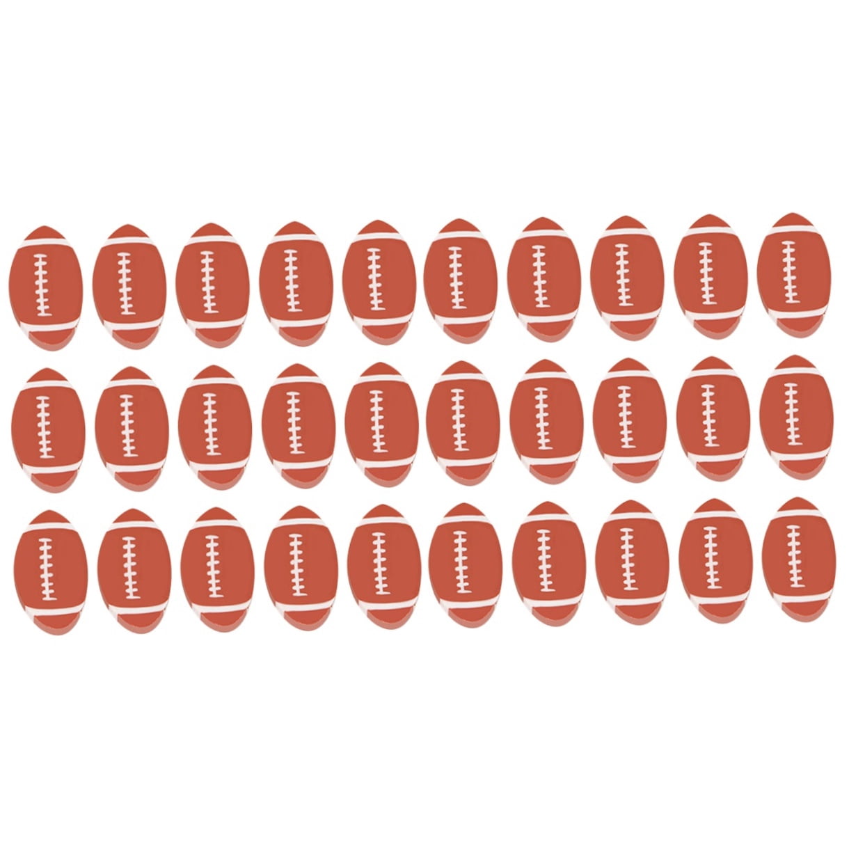 MLINS 200 pcs  Delicate Erasers Portable Rugby Erasers Creative Pencil Erasers Stationery Accessory