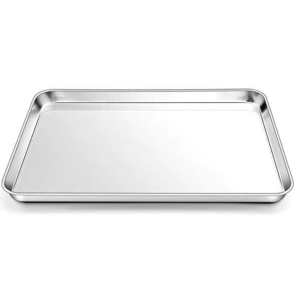 Bandeja para hornear Homikit de acero inoxidable de 50 x 35 cm