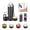 Black, variant on Metal Travel Pill Organizer 7 Day Daily Medicine Organizer Holder for Vitamin, Fish Oil, Supplement