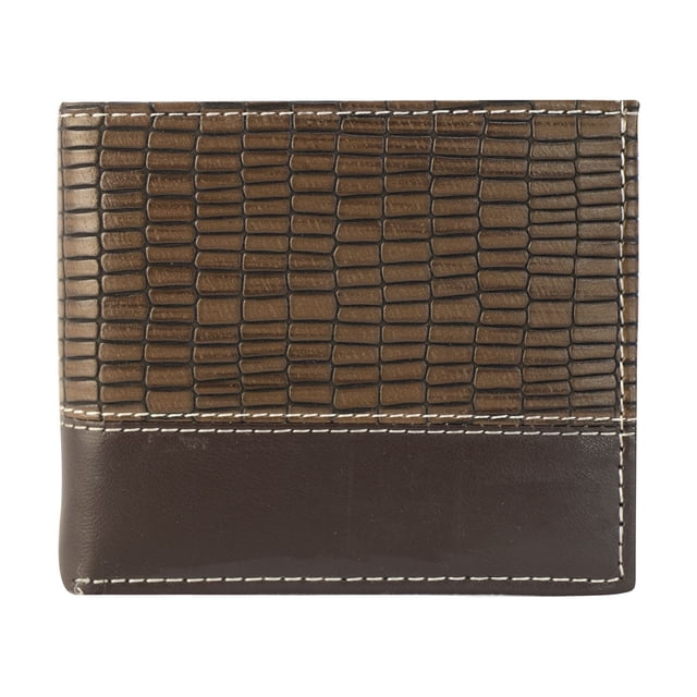 Cartera Para Hombre Café Drilo Mixto Sintetico Ruben Nueva Imagen