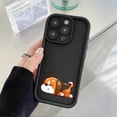 thumbnail image 4 of Creative cartoon phone case suitable for iPhone 15  14  13  11  12 Pro Max 7  8 Plus X XS Max XR shock-absorbing liquid silicone, 4 of 6