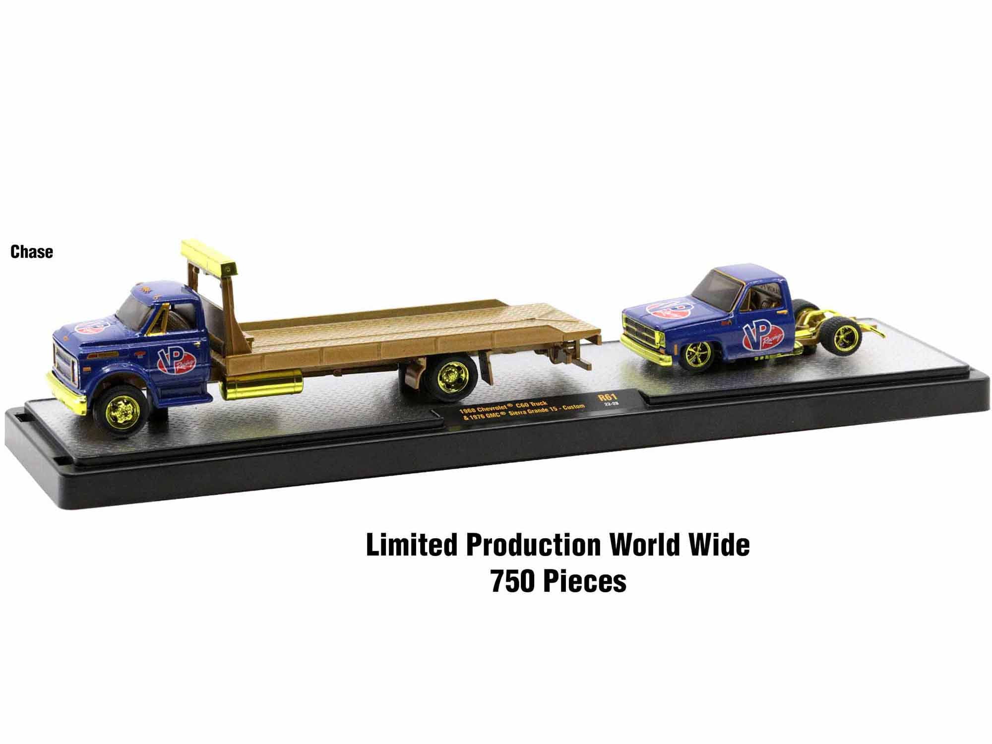 Diecast Auto Haulers Set of 3 Trucks Release 61 Limited Edition to 8400  pieces Worldwide 1/64 Diecast Model Cars by M2 Machines