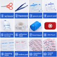 thumbnail image 1 of Kit de Survie d'Urgence Extérieur 430 Pcs pour Maison Bureau Voiture Camping Randonnée, 1 of 4