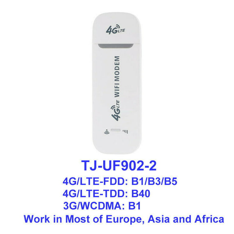 Unlocked LTE USB Modem Mobile Wireless Router Wifi Hotspot SIM Card Slot - Walmart.com