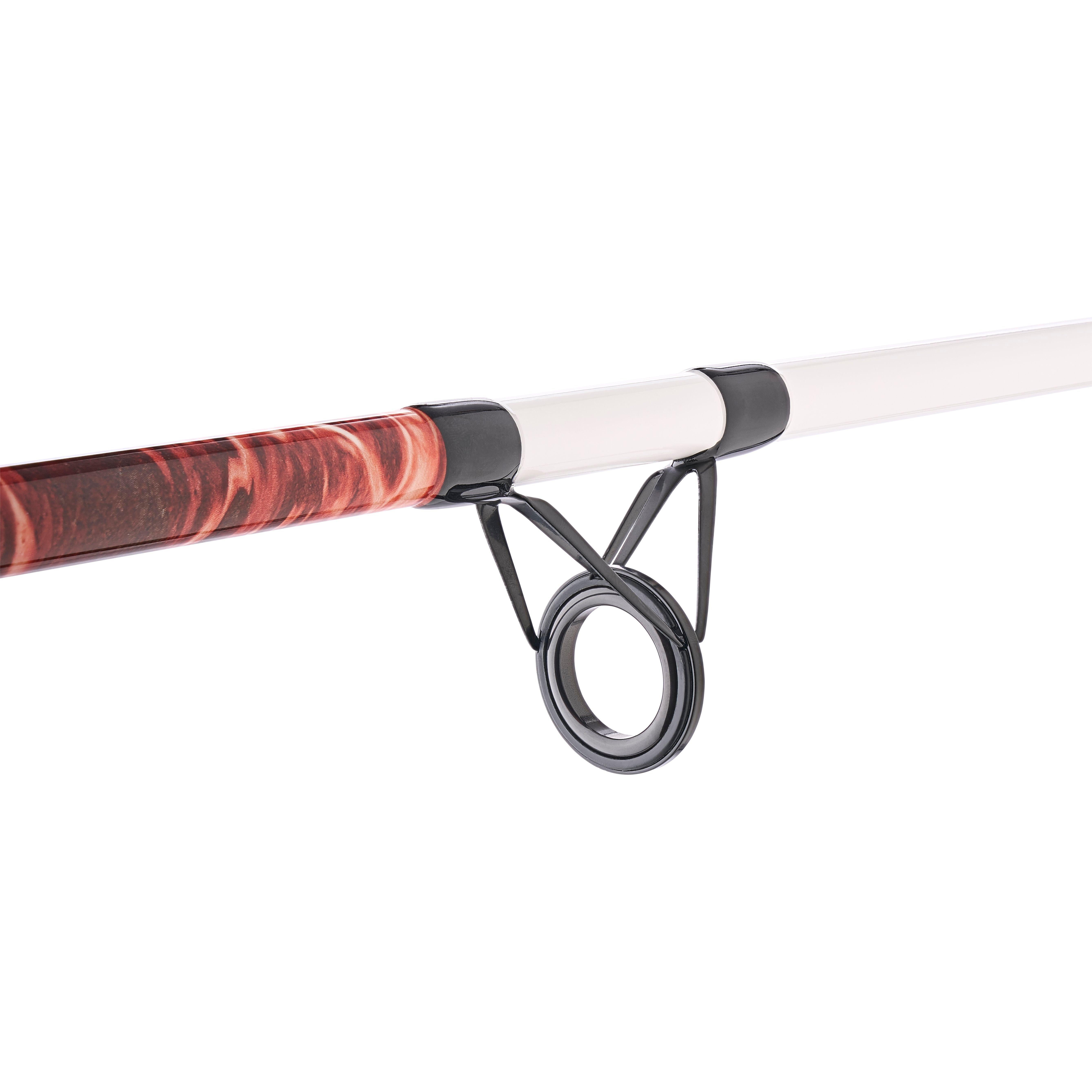 Shakespeare Tiger Catfish Mossy Oak Spinning Reel and Fishing Rod Combo, 9' 2-Piece Rod