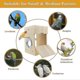 thumbnail image 5 of Bird Nest Box Parakeet Breeding Nest Box Bird Nest House Wooden Acrylic Transparent Breeding Box For Finch Lovebirds Cockatiel Budgie Conure Parrot, 5 of 5
