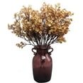 thumbnail image 5 of JAKY-Global Babys Breath Silk Artificial Flowers 6 Bundle European Fake Flowers Decor Wedding Party Fall Stems Decoration Bouquets DIY Home Garden,Farmhouse,Living Room Decor (Beige Brown-6pcs), 5 of 10