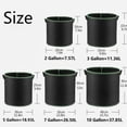 thumbnail image 3 of Typpkmm Vegetable/Flower/Plant Grow Bags with 2/3/5/7/ Thickened Non-Woven Grow 10 Gallon, 3 of 7