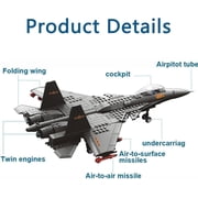 Carrier-Based Aircraft Military Fighter Building Bricks Set compatible with Lego-technic, Air Force Plane Building Toys Army Airplanes Model