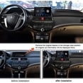 thumbnail image 2 of THONZER for 2008-2011 Honda Accord Radio,Android 10.1 Built-in Carplay & Android Auto IPS Screen GPS Navigation Bluetooth USB Player 2G RAM 32G ROM, 2 of 8