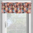 thumbnail image 4 of Ambesonne Animal Valance & Curtain, Modern Art, 55"x30", Multicolor, 4 of 6