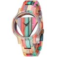 thumbnail image 1 of Reloj Dentily Natural, colorido, bambú, triangular, madera, 1 of 7