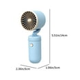 thumbnail image 3 of Neoyler Summer Portable Handheld Fan USB Rechargeable Small Silent Fan for Dorm Travel and Outdoor Activities Lightweight with Strong Wind Power and Long Battery Life, 3 of 8