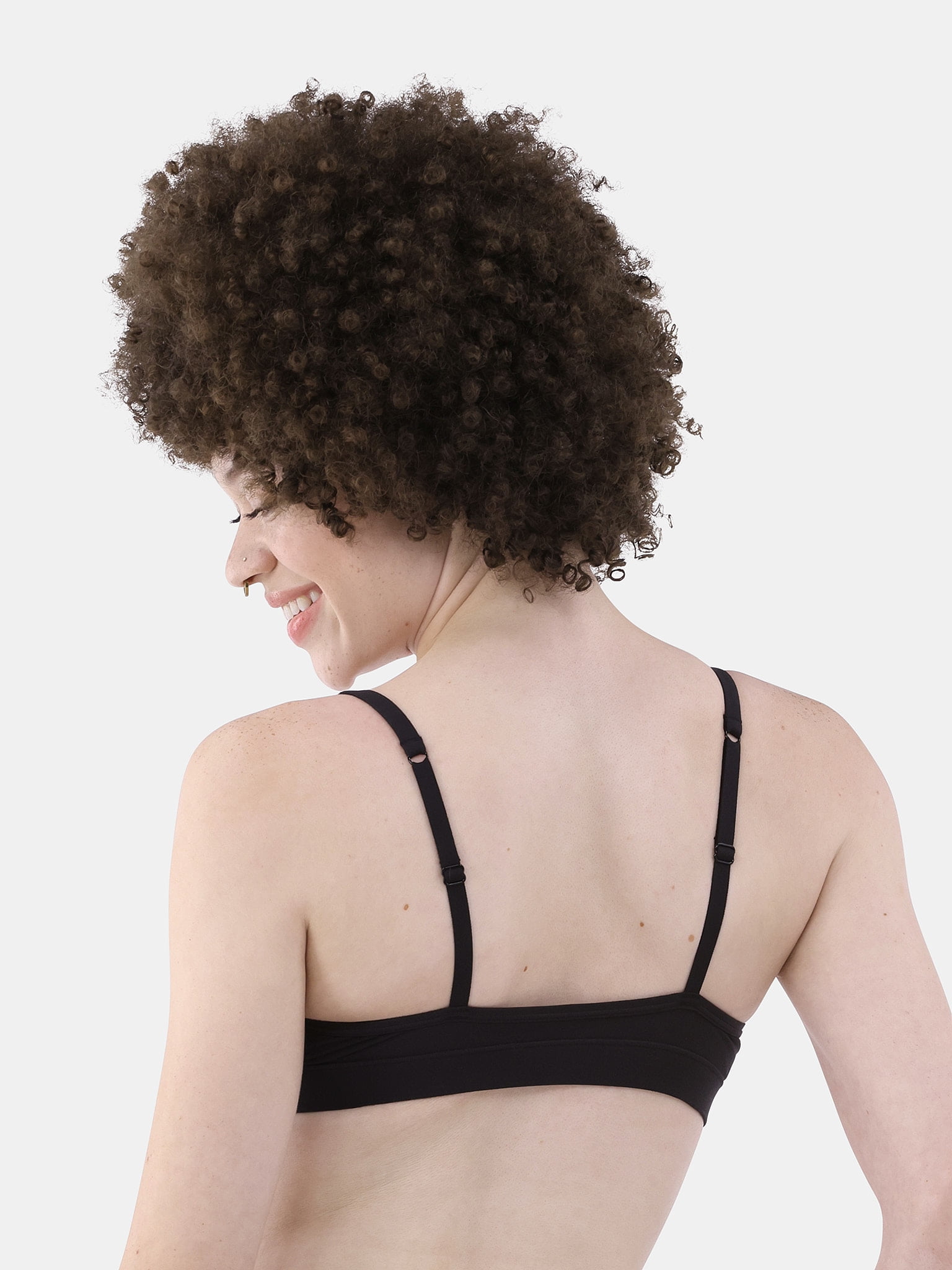 No Boundaries Fit Stretch Triangle Bralette, Women's XS-3XL