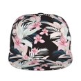 thumbnail image 2 of Haiem Orchids Flowers Classic Snapback Cap Flat Bill Hat Baseball Cap Adjustable Size Cotton Dad Hat, 2 of 9