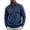 A-Navy, variant on Men's Sweatshirts Quarter Zip Stand Collar Long Sleeve Regular Fit Solid Color Casual Fall Pullover Tops