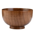 thumbnail image 1 of Cuenco hecho a mano de madera Natural para niños, recipiente para alimentos, vajilla resistente al calor (9,5 cm), 1 of 8