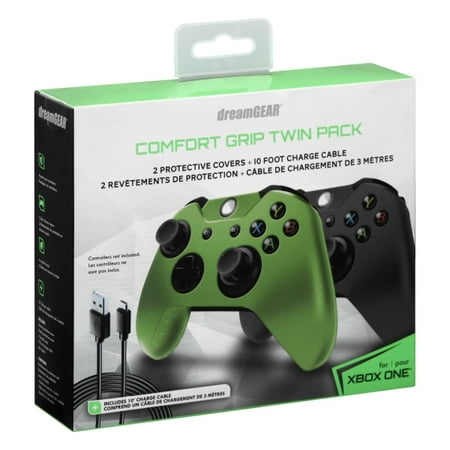 Dreamgear Dgxb1 6625 Xbox One Comfort Grip Twin Pack Walmart Com
