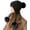 Black, variant on Womens Winter Pompom Beanie Hats Ear Flap Soft Crochet Beanie Hat Warm Trapper Hat