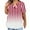 Red, variant on Uaswgudfs Women's 2025 Spring Summer Striped Tunic Blouse | V Neck Short Sleeve Tee | Casual Tops with