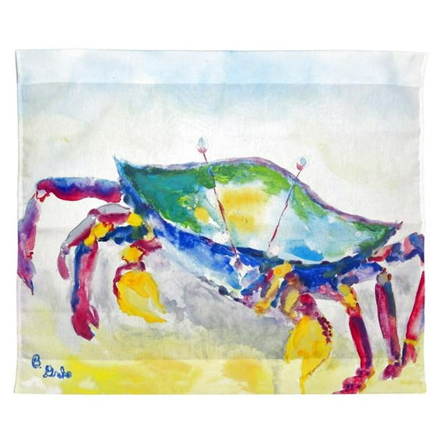 Betsy Drake TP896 Suspension Murale Crabe Rampant 24 x 30 Po