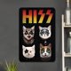 thumbnail image 2 of Placa Metal Vintage Gatos Pintura Hierro Rectangular Artística Pared para El 20x30cm, 2 of 9