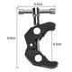 thumbnail image 1 of Super abrazadera Cangrejo Alicates de aleación de aluminio Clip Adaptador de tornillo de trípode Afortunado Sencillez, 1 of 2