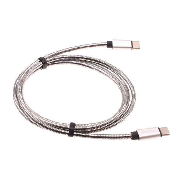 For Google Pixel 7a - 3ft Metal PD Cable, Type-C to USB-C Charger Cord Power Wire Sync Long Fast O1K