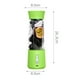 thumbnail image 3 of Licuadora con carga USB - Licuadora liviana para batidos y batidos (verde) Likrtyny Libre de BPA, 3 of 4