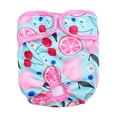 thumbnail image 1 of Pet Physiological Pants Fast Absorbing Breathable Dog Sanitary Underwear Avoid Harassment Menstrual Diaper Cherry Lemon S 30‑40cm Waist for Small Dogs, 1 of 1