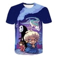 thumbnail image 2 of Anime Cartoon Totoro Teenager Men's and Women's T-Shirts Casual Print Hip Hop Harajuku Personality Round Neck Short Sleeve Top7T Gong Bohan LED, 2 of 2