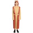 thumbnail image 2 of EnJoCho Kids Role Play Long Robe with Head Scarf Biblical Nativit𝗒 𝖲hepherd Wise Man Dress Up Outfit for Boys Girls Christmas Pageant Performance, 2 of 8