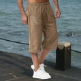 thumbnail image 2 of Memory Pants for Man 4 8 Band 13 Boy Apparel Pants Sports Men Light Pants Casual Pants for Men Jogging In Spring And Summer Relaxing And Relaxing Beach Vacation Nine Point, 2 of 4