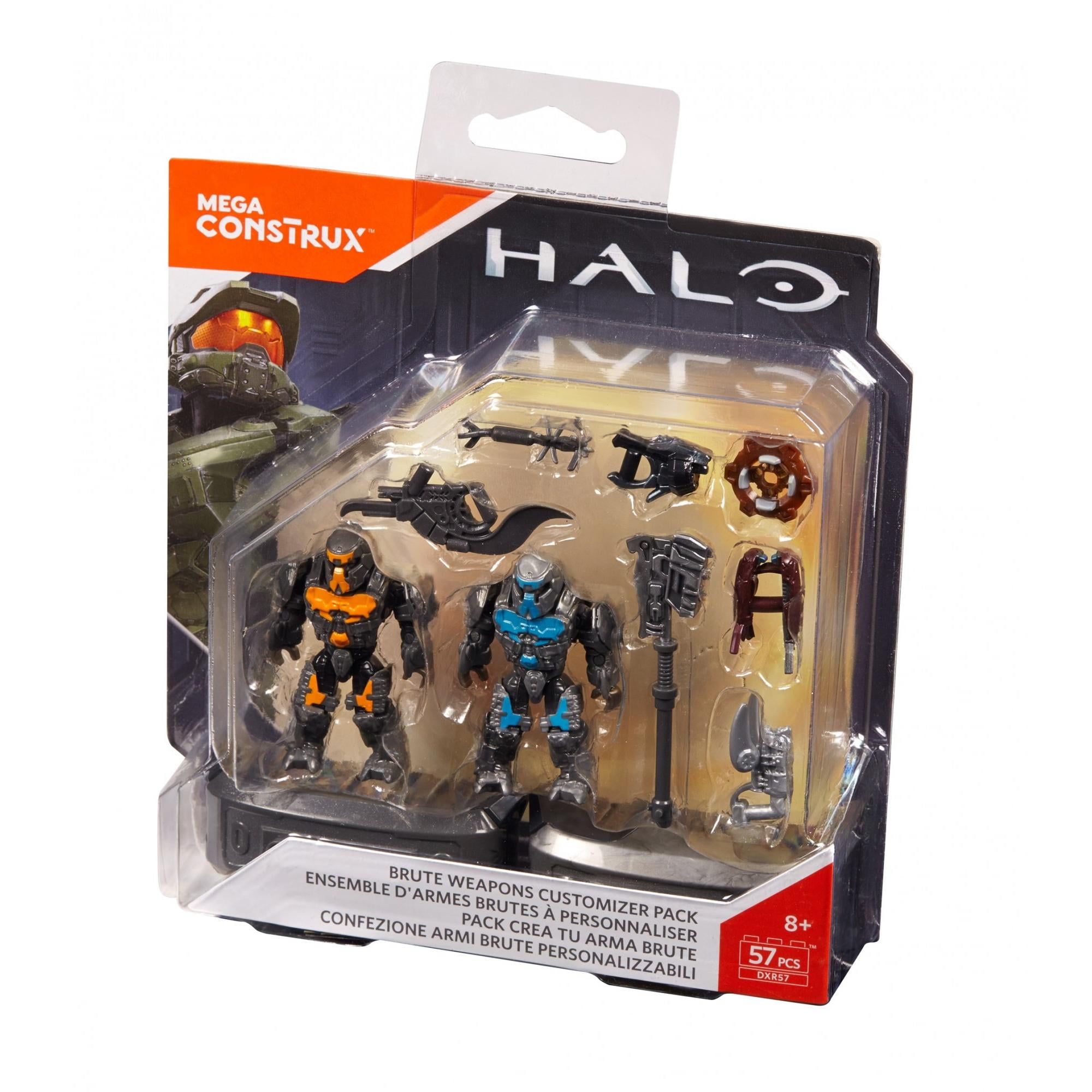 Mega  Halo Brute Weapons Customizer pack toy building blocks DXR57 