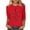 Red, variant on Plus Size Christmas Clothes Womens 3/4 Sleeve Crew Neck Tops Xmas Tree Light String Printed Holiday Tee Tshirts (XL, White)
