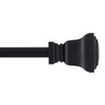 thumbnail image 4 of (2 pack) Mainstays 1/2" Twain Petite Café Adjustable Curtain Rod, 28-48", Black, 4 of 8