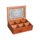 thumbnail image 4 of Caja de almacenamiento de baratijas de madera maciza, caja organizadora de escritorio, divisores multiusos, cajas de té para collares del Día de la, 4 of 9