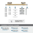 thumbnail image 4 of Amerock Esquire Polished Nickel/Champagne Bronze 9 inch (229mm) Towel Bar, 4 of 5