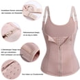 thumbnail image 3 of Corsé moldeador fuerte debajo del busto para mujer, moldeador abdominal, moldeador de cuerpo, corpiño debajo del busto, parte superior ajustable, moldeador de cuerpo sin pecho con cremallera, 4XL, 3 of 6