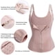 thumbnail image 3 of Corsé moldeador fuerte debajo del busto para mujer, moldeador abdominal, moldeador de cuerpo, corpiño debajo del busto, parte superior ajustable, moldeador de cuerpo sin pecho con cremallera, L, 3 of 6