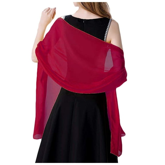 Soft Chiffon Scarve Shawls Wraps For Dresses Women Accessories