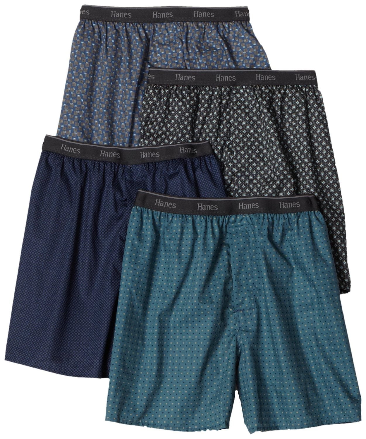 Hanes - Men's Classics Comfort Soft Waistband Knit Boxer Underwear ...