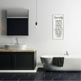 thumbnail image 2 of Know When To Run Funny Laundry Typography Graphic Art White Framed Art Print Wall Art, 2 of 7