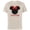 Natural, variant on Disney Minnie Mouse Red Bow Icon Tochter Family German- Short Sleeve Cotton T-Shirt for Adults - Customized-Black