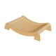 thumbnail image 1 of Rascador para gatos, sillón para gatos, cama para dormir para mascotas, protector de muebles de sisal L sin respaldo, 1 of 9