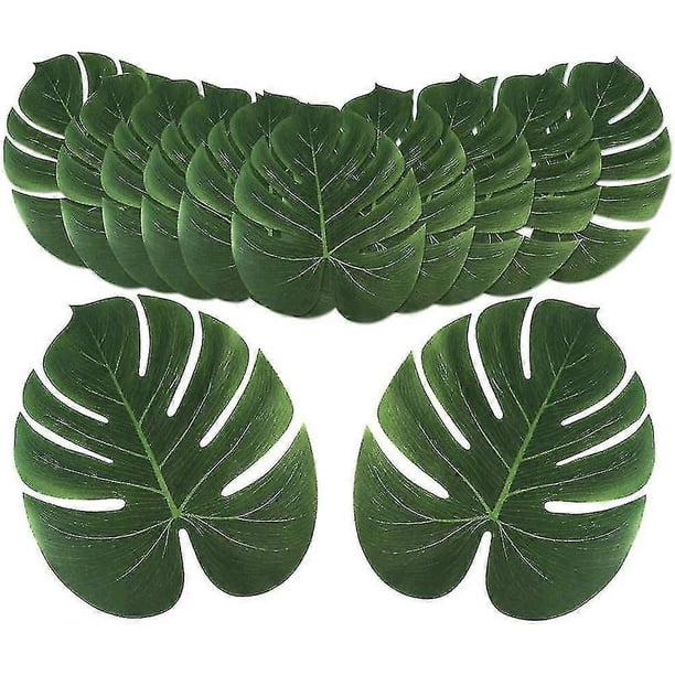 30 Tablets Artificial Plants Tropical Monstera Leaves Monstera Leaves,8 Inch